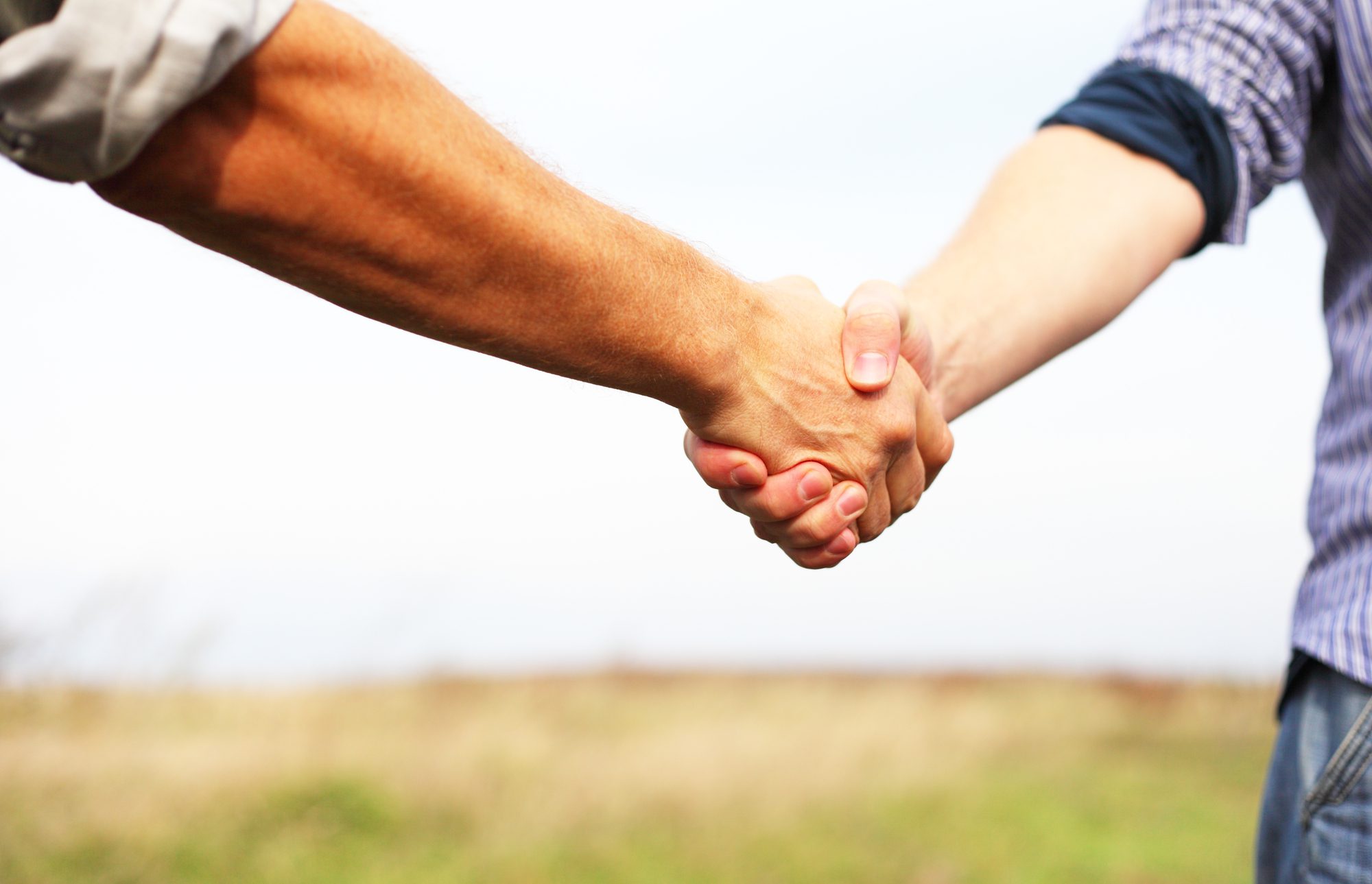 People shaking hands